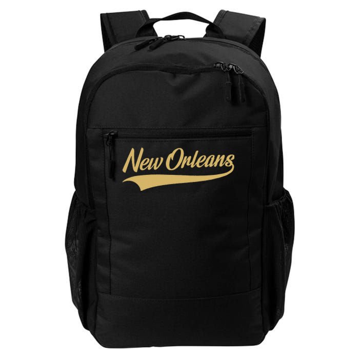 New Orleans Louisiana Throwback Design Classic Daily Commute Backpack