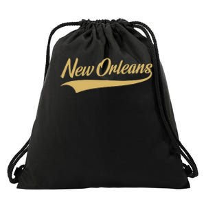 New Orleans Louisiana Throwback Design Classic Drawstring Bag