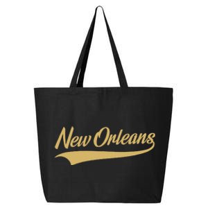 New Orleans Louisiana Throwback Design Classic 25L Jumbo Tote