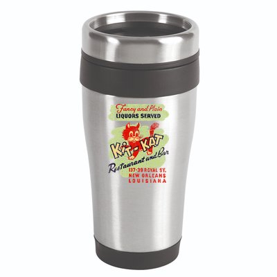 New Orleans Louisiana Restaurant Bar Vintage Advertising 16oz Travel Tumbler