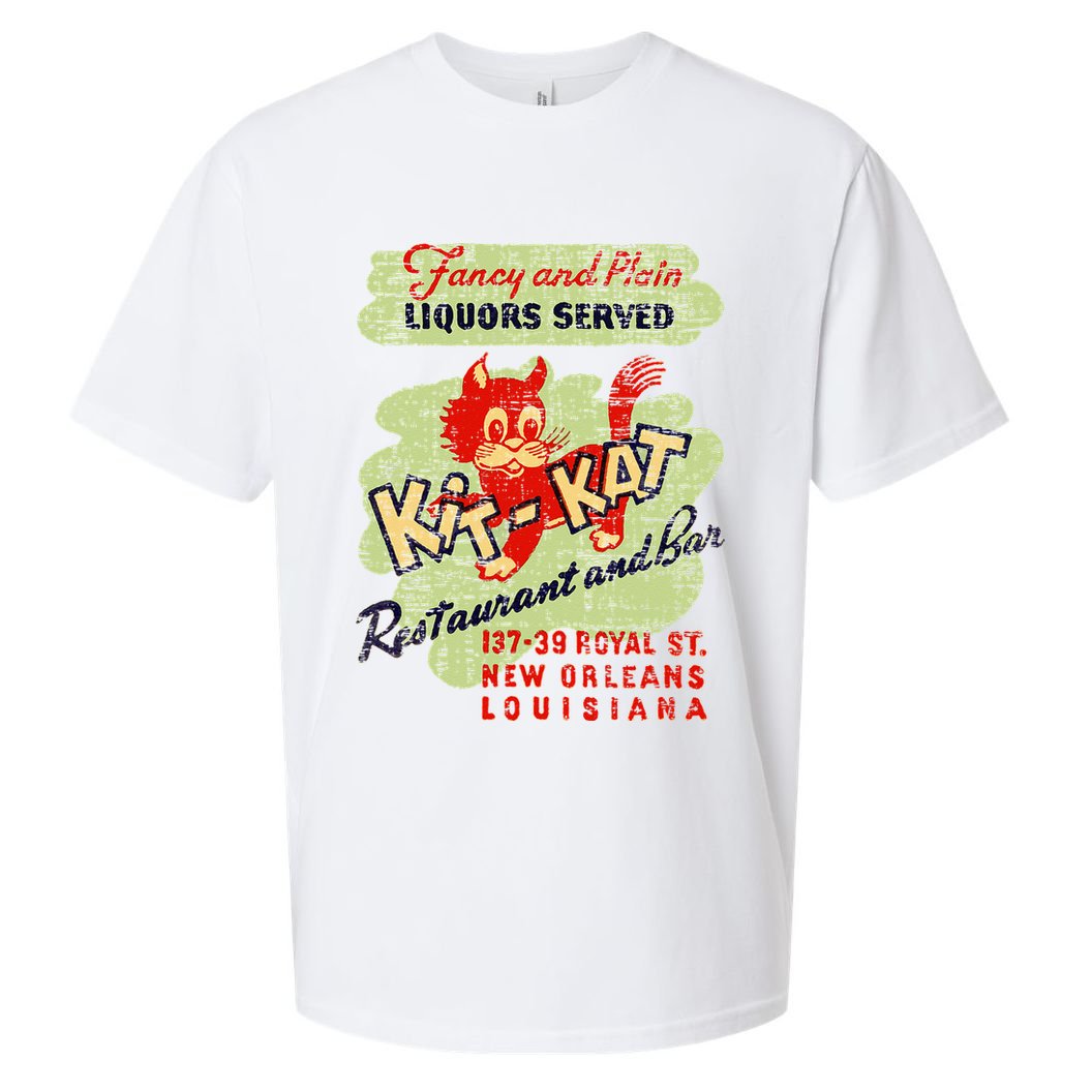 New Orleans Louisiana Restaurant Bar Vintage Advertising Sueded Cloud Jersey T-Shirt