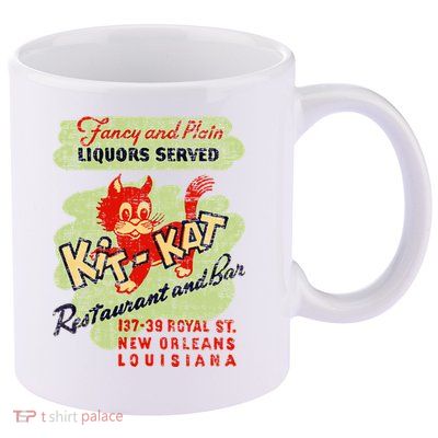 New Orleans Louisiana Restaurant Bar Vintage Advertising 11oz C Handle Ceramic Mug