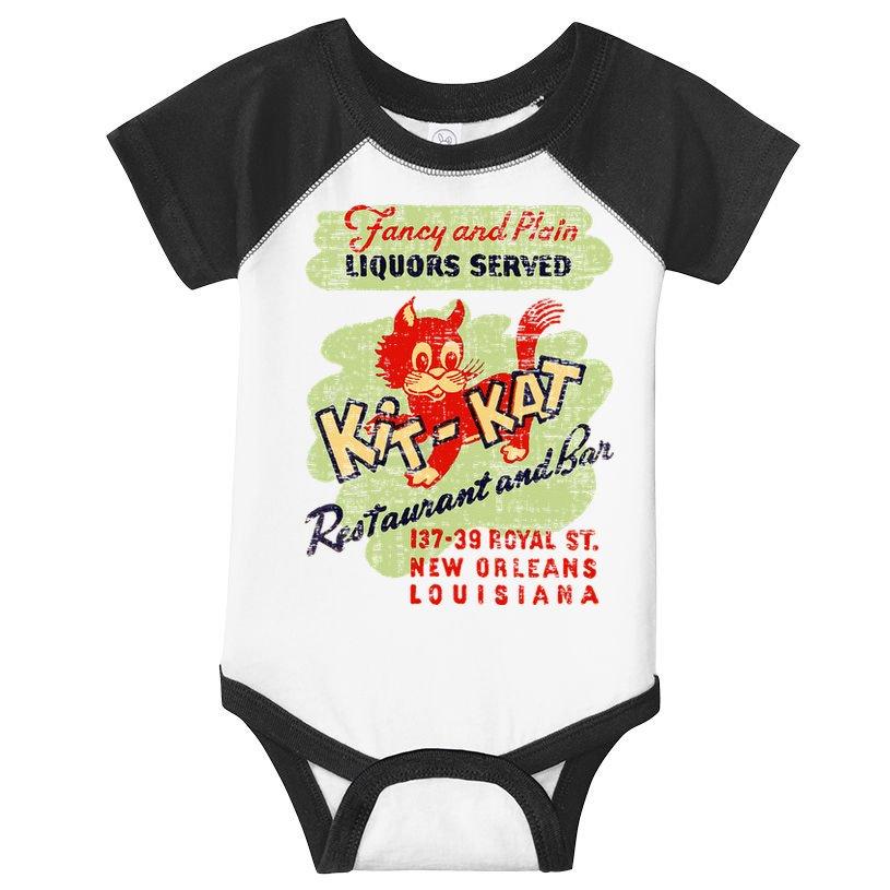 New Orleans Louisiana Restaurant Bar Vintage Advertising Infant Baby Jersey Bodysuit