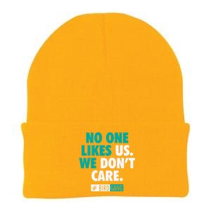 No One Likes Us We Don't Care Philly Bird Gang Football Knit Cap Winter Beanie