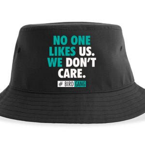 No One Likes Us We Don't Care Philly Bird Gang Football Sustainable Bucket Hat