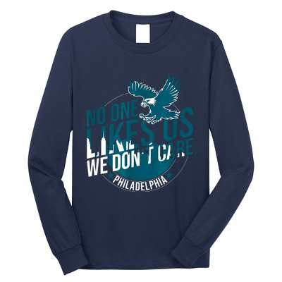 No One Likes Us We Dont Care Vintage Bird Gang Long Sleeve Shirt