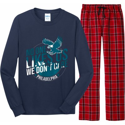 No One Likes Us We Dont Care Vintage Bird Gang Long Sleeve Pajama Set