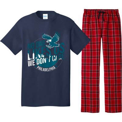 No One Likes Us We Dont Care Vintage Bird Gang Pajama Set