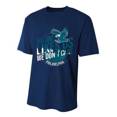 No One Likes Us We Dont Care Vintage Bird Gang Performance Sprint T-Shirt