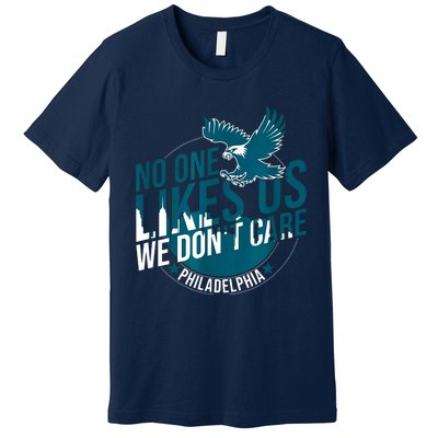 No One Likes Us We Dont Care Vintage Bird Gang Premium T-Shirt