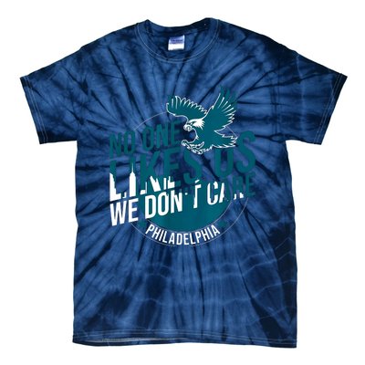 No One Likes Us We Dont Care Vintage Bird Gang Tie-Dye T-Shirt