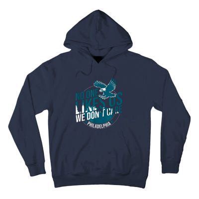 No One Likes Us We Dont Care Vintage Bird Gang Tall Hoodie