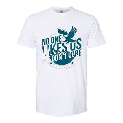 No One Likes Us We Dont Care Vintage Bird Gang Softstyle CVC T-Shirt