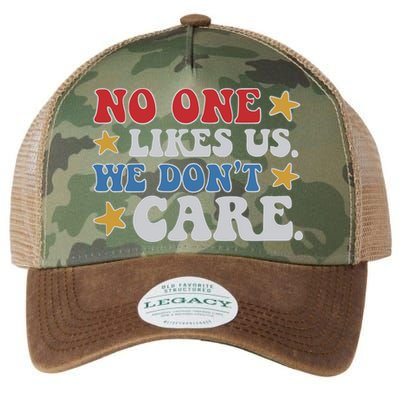 No One Likes Us Usa Stars Legacy Tie Dye Trucker Hat