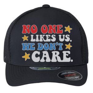 No One Likes Us Usa Stars Flexfit Unipanel Trucker Cap