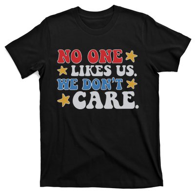 No One Likes Us Usa Stars T-Shirt