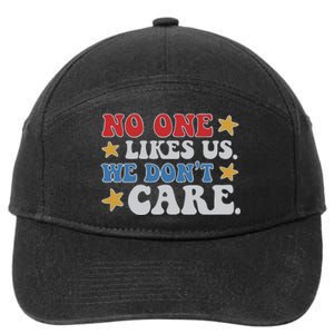 No One Likes Us Usa Stars 7-Panel Snapback Hat