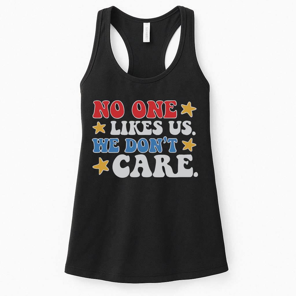 No One Likes Us Usa Stars Womens Tank Top