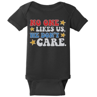 No One Likes Us Usa Stars Baby Bodysuit