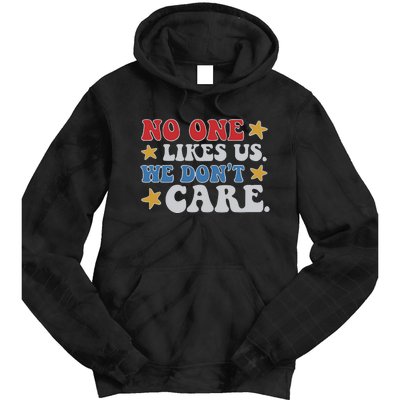 No One Likes Us Usa Stars Tie Dye Hoodie