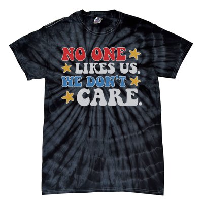 No One Likes Us Usa Stars Tie-Dye T-Shirt