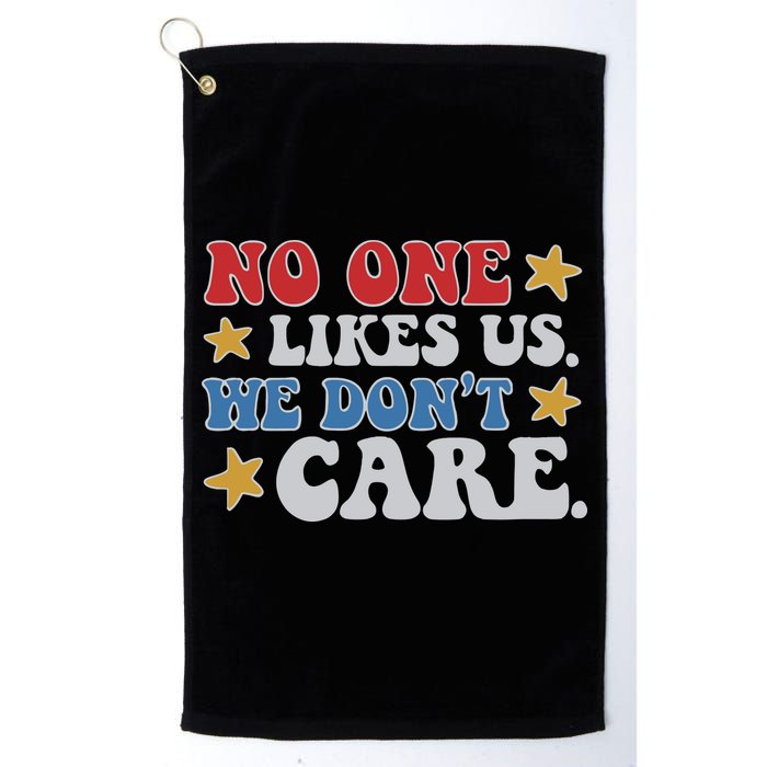 No One Likes Us Usa Stars Golf Towel