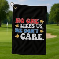 No One Likes Us Usa Stars Golf Towel