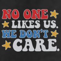 No One Likes Us Usa Stars Golf Towel