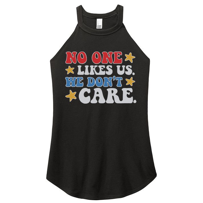 No One Likes Us Usa Stars Women's Perfect Tri Rocker Tank