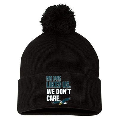 No One Likes Us We Don't Care Philadelphia Philly Fan Pom Pom 12in Knit Beanie