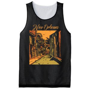 New Orleans Louisiana Souvenir Bourbon Street Mesh Reversible Basketball Jersey Tank