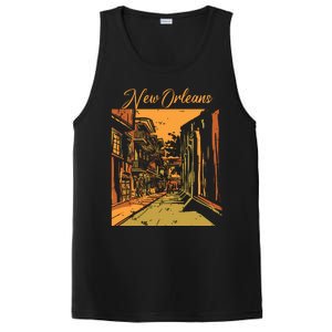 New Orleans Louisiana Souvenir Bourbon Street PosiCharge Competitor Tank