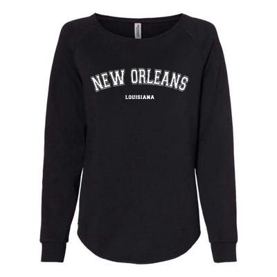 New Orleans Louisiana Womens California Wash Sweatshirt