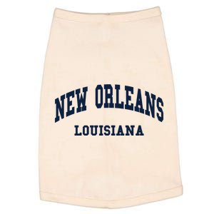 New Orleans Louisiana Throwback Design Doggie Tank