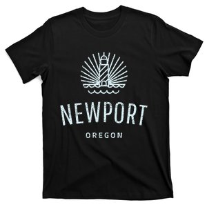 Newport Oregon Lighthouse Coast Souvenir T-Shirt