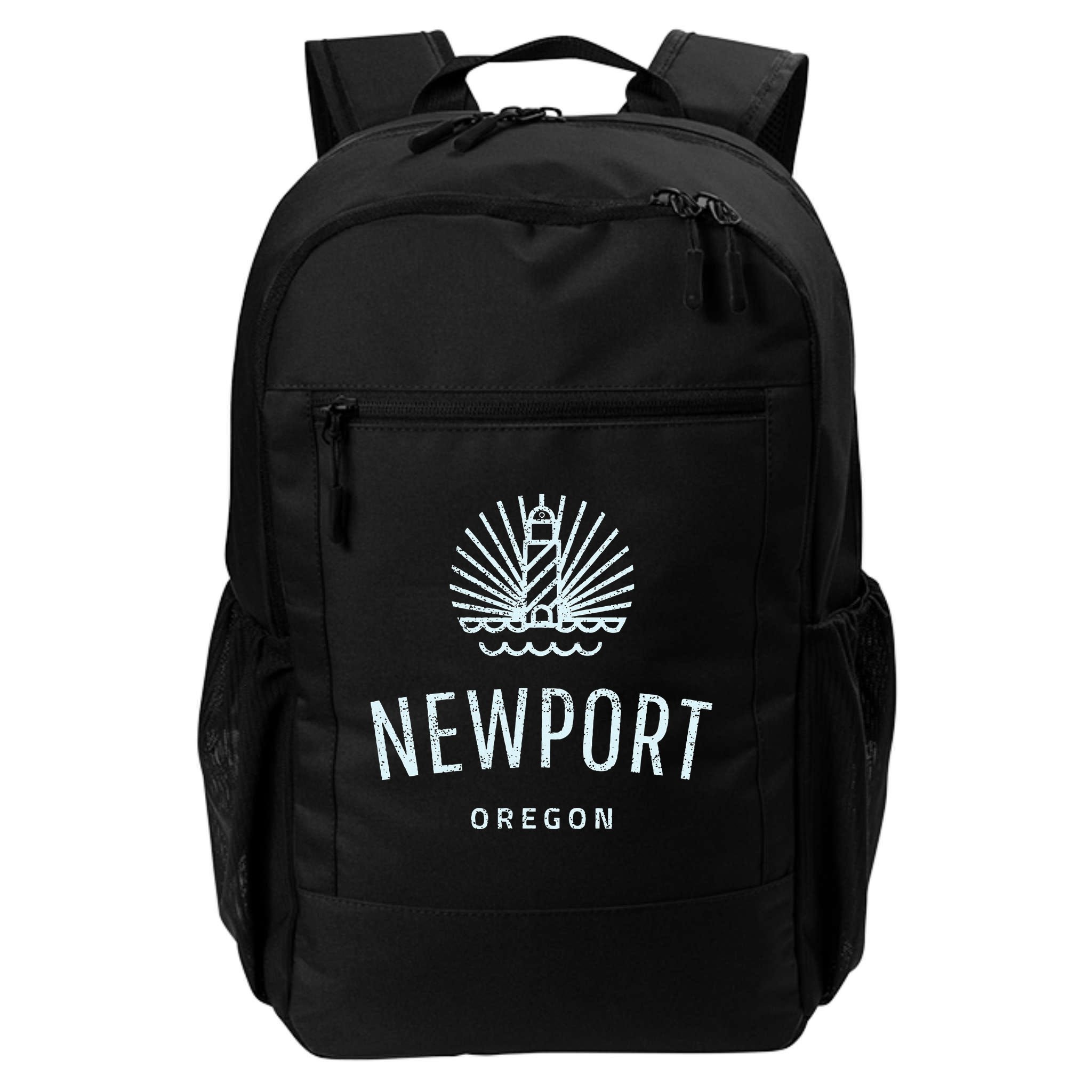 Newport Oregon Lighthouse Coast Souvenir Backpack