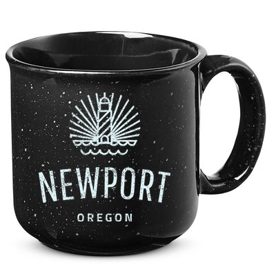 Newport Oregon Lighthouse Coast Souvenir 15oz Campfire Ceramic Mug