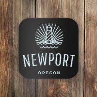 Newport Oregon Lighthouse Coast Souvenir Coaster