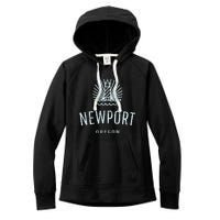 Newport Oregon Lighthouse Coast Souvenir Women's Fleece Hoodie