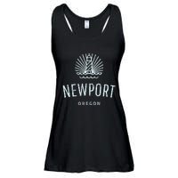 Newport Oregon Lighthouse Coast Souvenir Ladies Essential Flowy Tank