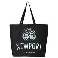 Newport Oregon Lighthouse Coast Souvenir 25L Jumbo Tote