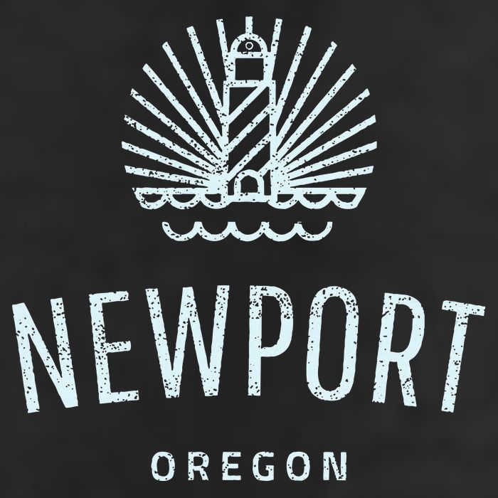 Newport Oregon Lighthouse Coast Souvenir 25L Jumbo Tote