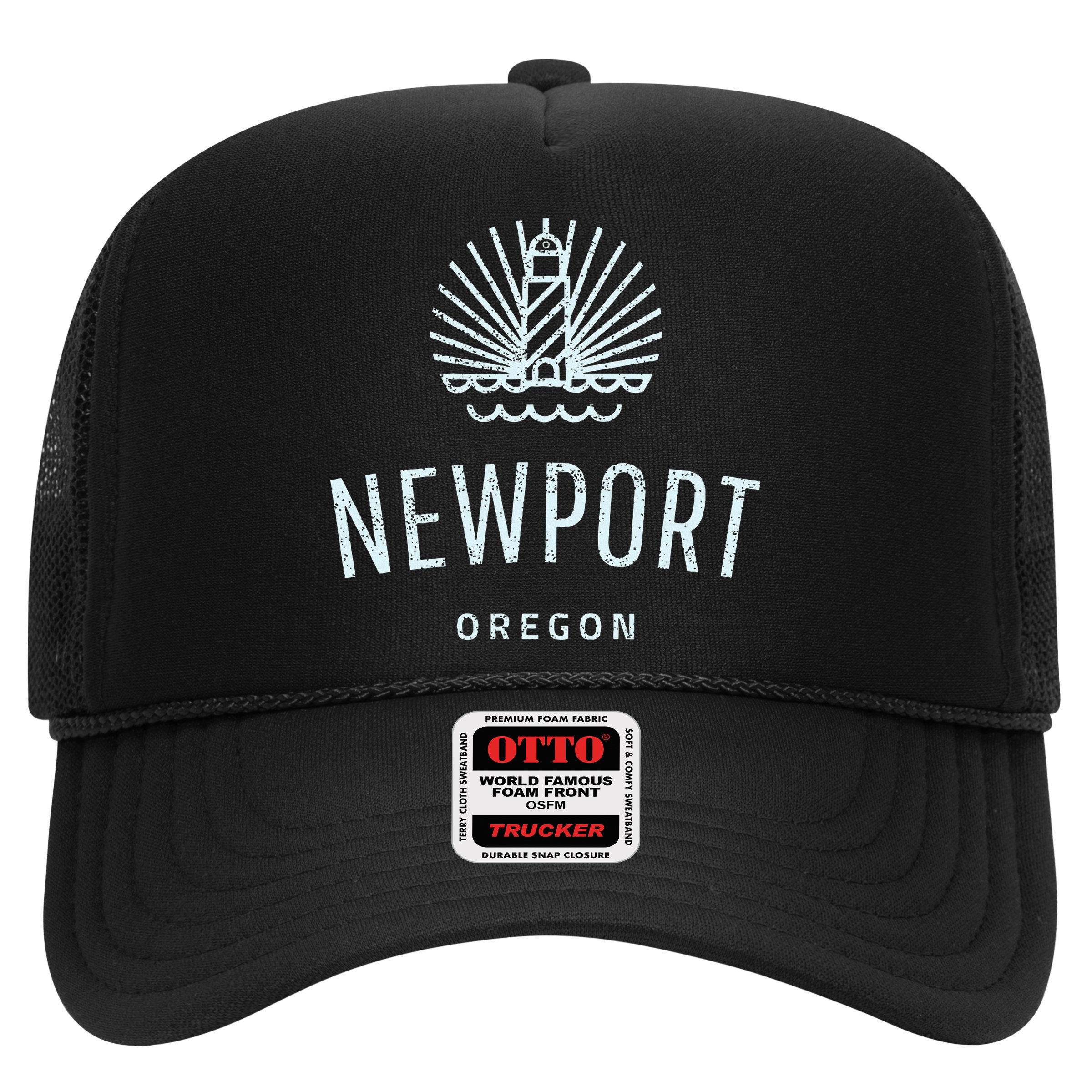 Newport Oregon Lighthouse Coast Souvenir Hat