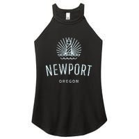 Newport Oregon Lighthouse Coast Souvenir Women's Perfect Tri Rocker Tank