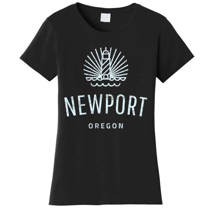 Newport Oregon Lighthouse Coast Souvenir Women's T-Shirt