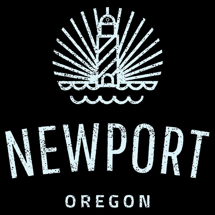 Newport Oregon Lighthouse Coast Souvenir Zip Tote Bag
