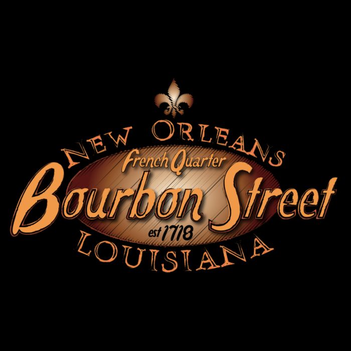 New Orleans Louisiana Bourbon Street French Quarter Drawstring Bag