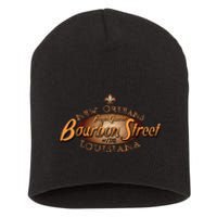 New Orleans Louisiana Bourbon Street French Quarter Short Acrylic Beanie