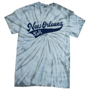 New Orleans Louisiana Retro Throwback Design Classic Tie-Dye T-Shirt