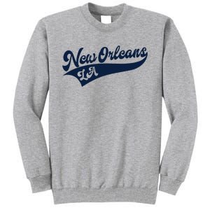 New Orleans Louisiana Retro Throwback Design Classic Tall Sweatshirt